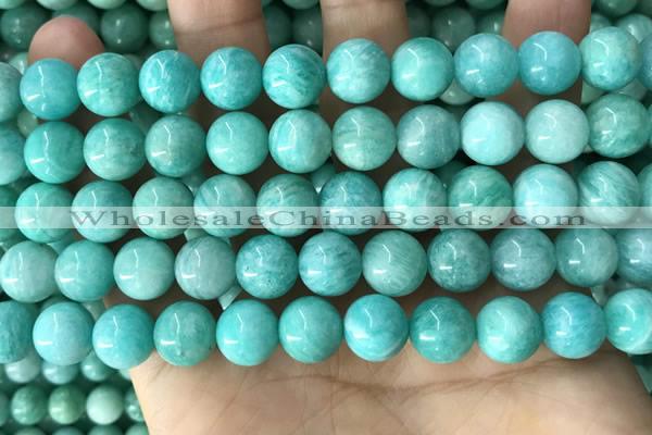 CAM1727 15.5 inches 10mm round amazonite gemstone beads wholesale