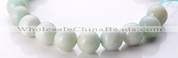 CAM23 15.5 inches natural amazonite round 20mm beads Wholesale