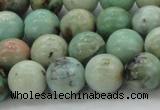 CAM324 15.5 inches 12mm round natural peru amazonite beads