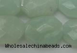 CAM369 15.5 inches 15*20mm faceted octagonal amazonite beads