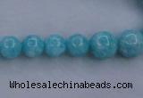 CAM372 15.5 inches 4mm - 10mm round mozambique amazonite beads