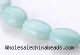 CAM40 natural amazonite flat oval 12*16mm beads Wholesale