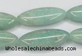 CAM410 15.5 inches 12*30mm horse eye natural russian amazonite beads