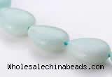 CAM47 flat teardrop natural amazonite 12*16mm beads Wholesale