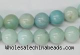 CAM601 15.5 inches 12mm round Chinese amazonite gemstone beads