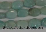 CAM621 15.5 inches 6*8mm oval Chinese amazonite gemstone beads