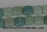 CAM625 15.5 inches 12*12mm square Chinese amazonite gemstone beads