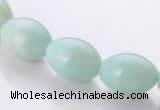 CAM64 10*14mm oval natural amazonite gemstone beads Wholesale