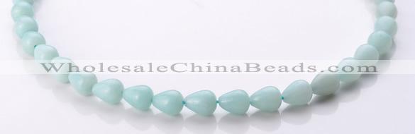 CAM66 8*10mm teardrop natural amazonite gemstone beads Wholesale