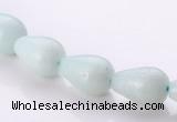 CAM67 teardrop 8*12mm natural amazonite gemstone beads Wholesale