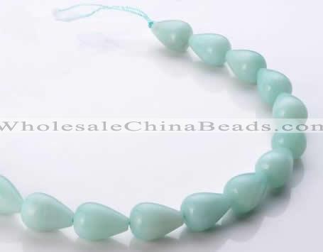 CAM70 18*25mm natural amazonite teardrop beads Wholesale