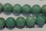 CAM805 15.5 inches 12mm round Brazilian amazonite beads wholesale