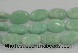 CAM858 15.5 inches 10*14mm oval natural Russian amazonite beads