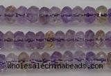 CAN158 15.5 inches 4*6mm faceted rondelle natural ametrine beads