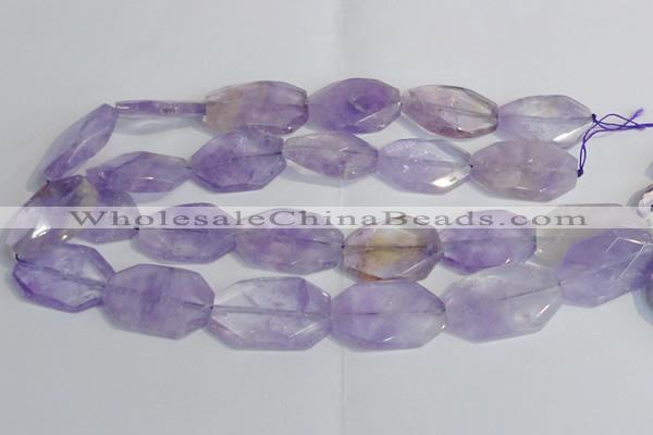 CAN175 20*30mm - 25*35mm twisted & faceted freeform ametrine beads