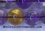 CAN223 15.5 inches 12mm round ametrine gemstone beads wholesale