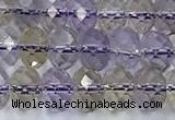 CAN265 15 inches 4*6mm faceted rondelle ametrine beads