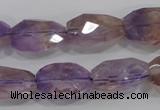 CAN29 15.5 inches 15*20mm faceted nugget natural ametrine beads