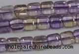 CAN36 15.5 inches 10*10mm square natural ametrine gemstone beads