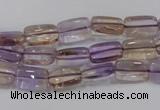 CAN37 15.5 inches 8*12mm rectangle natural ametrine gemstone beads