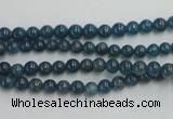 CAP201 15.5 inches 4mm round natural apatite gemstone beads