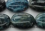 CAP327 15.5 inches 22*30mm oval natural apatite gemstone beads