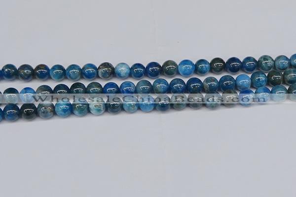 CAP412 15.5 inches 8mm round apatite gemstone beads wholesale