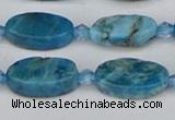 CAP551 15.5 inches 8*16mm oval apatite gemstone beads