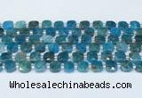 CAP701 15.5 inches 8mm faceted square apatite beads