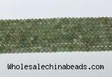 CAP708 15.5 inches 4mm round green apatite gemstone beads wholesale