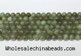 CAP709 15.5 inches 8mm round green apatite gemstone beads wholesale