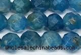 CAP741 15 inches 6mm faceted round apatite beads