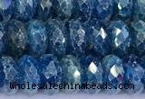 CAP748 15 inches 5*8mm faceted rondelle apatite beads