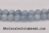 CAQ114 15.5 inches 4mm round AA grade natural aquamarine beads