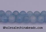 CAQ122 15.5 inches 6mm round AAA grade natural aquamarine beads