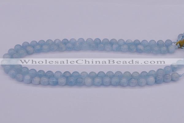 CAQ125 15.5 inches 12mm round AAA grade natural aquamarine beads