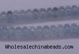 CAQ137 15.5 inches 3*5mm rondelle natural aquamarine beads