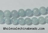 CAQ201 15.5 inches 8mm round natural aquamarine beads wholesale