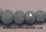 CAQ312 15.5 inches 6*9mm – 18*22mm faceted rondelle aquamarine beads