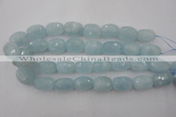 CAQ416 15.5 inches 18*25mm faceted nuggets natural aquamarine beads