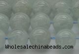 CAQ503 15.5 inches 10mm round natural aquamarine beads