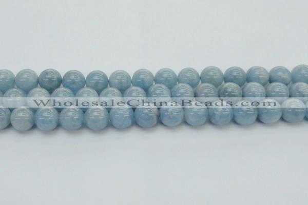 CAQ521 15.5 inches 10mm round AA grade natural aquamarine beads