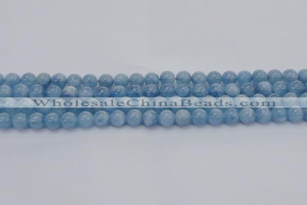 CAQ537 15.5 inches 8mm round AAA grade natural aquamarine beads