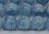 CAQ547 15.5 inches 12mm round AAAA grade natural aquamarine beads