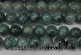 CAQ600 15.5 inches 4mm round aquamarine gemstone beads