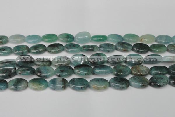 CAQ631 15.5 inches 15*20mm oval aquamarine gemstone beads