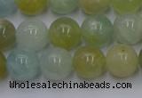 CAQ753 15.5 inches 10mm round aquamarine beads wholesale