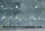 CAQ893 15.5 inches 5*9mm - 5*10mm faceted rondelle aquamarine beads