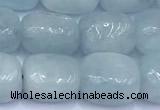 CAQ942 15 inches 9*10mm – 10*12mm nuggets aquamarine beads