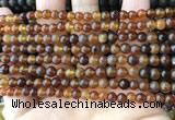 CAR215 15.5 inches 5mm round natural amber beads wholesale